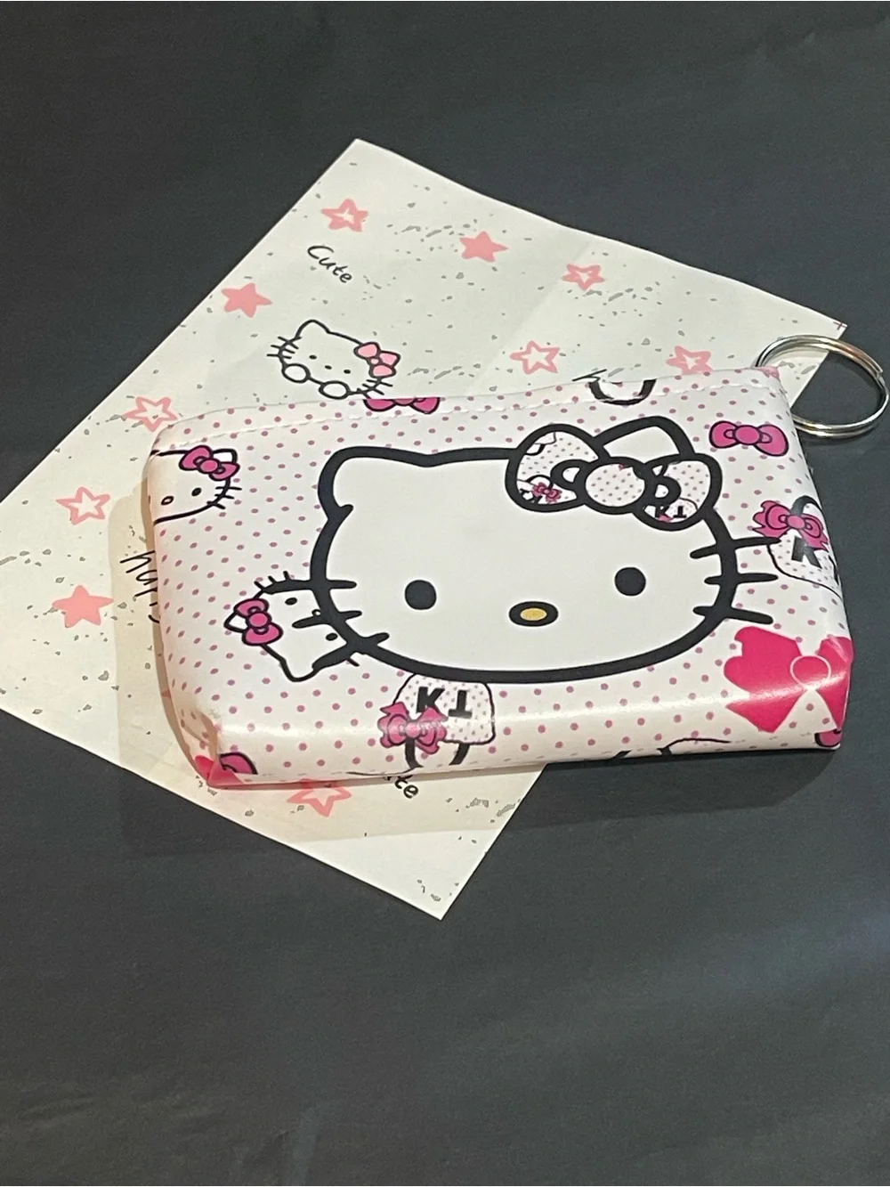 HK Pink Kids Card Holder or Coin Purse
